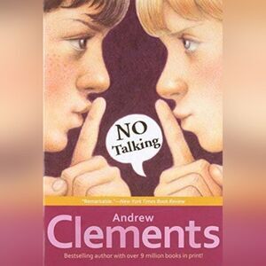 🔹️NWOT No Talking Paperback Book by Andrew Clements